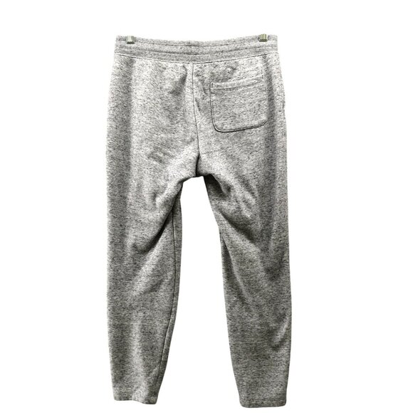 Uniqlo Jogger Sweatpants Womens M Gray Heather Fleece Drawstring Mid Rise - Picture 2 of 8